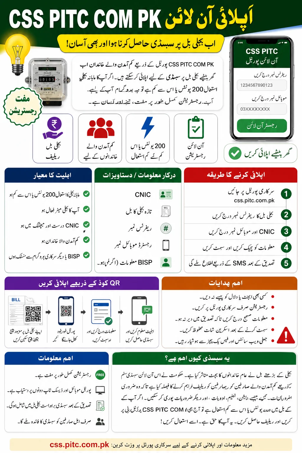 CSS PITC COM PK Apply Online 2026